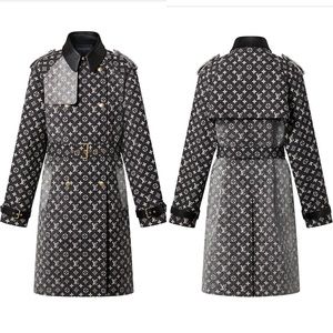 Louis Vuitton Monogram Denim Trench Coat - 38